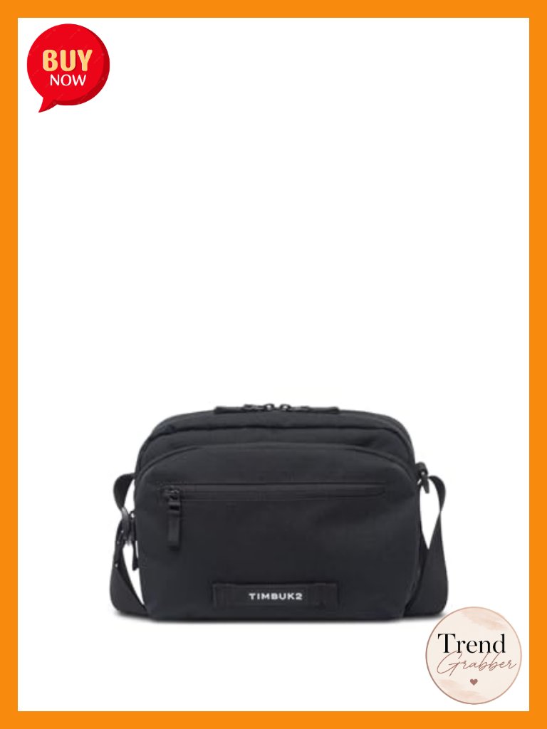 Eco Ripstop Crossbody Satchel With Zipper Pockets